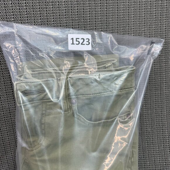 Lands End Womens Mid Rise Straight Leg Jeans Size 2P Khaki - Picture 13 of 13